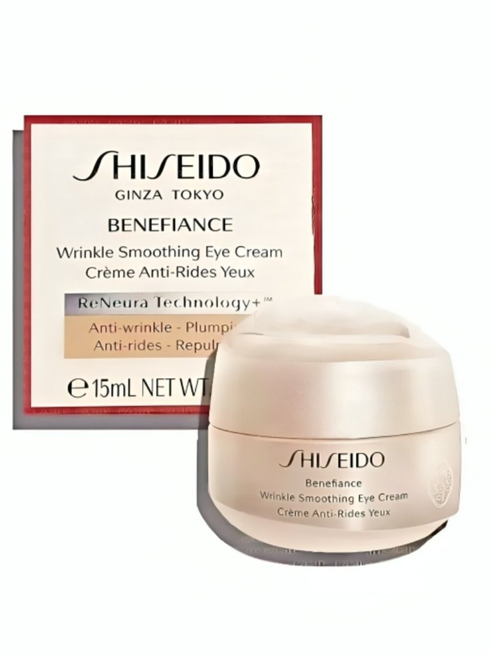 Shiseido Benefiance Eye Cream 15ml Anti-Aging Wrinkle Smoothing New in Box